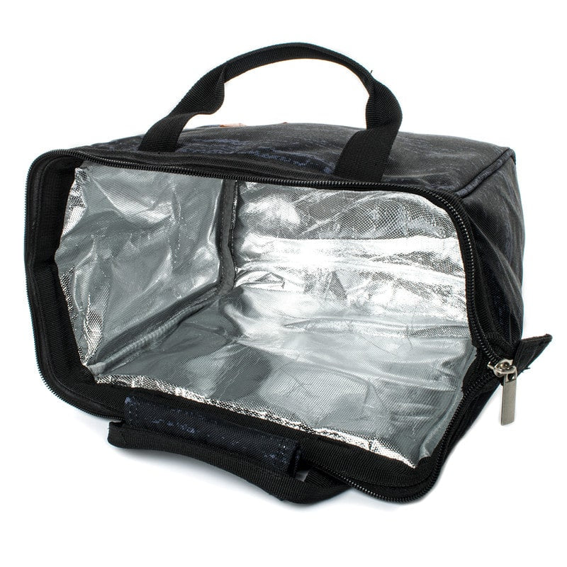 compartiment glacière sac isotherme motif zebra