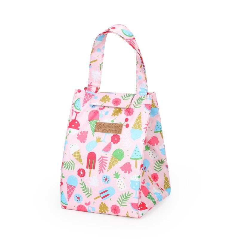 Lunch bag isotherme motif glaces colorées