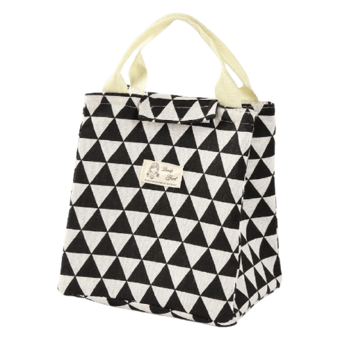 Lunch bag thermos noir et blanc