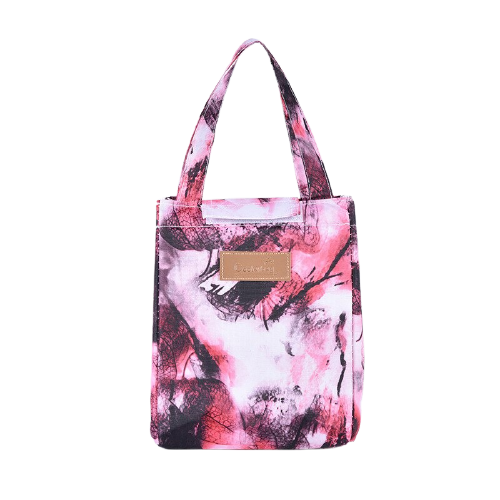 Lunch bag isotherme au motif printemps