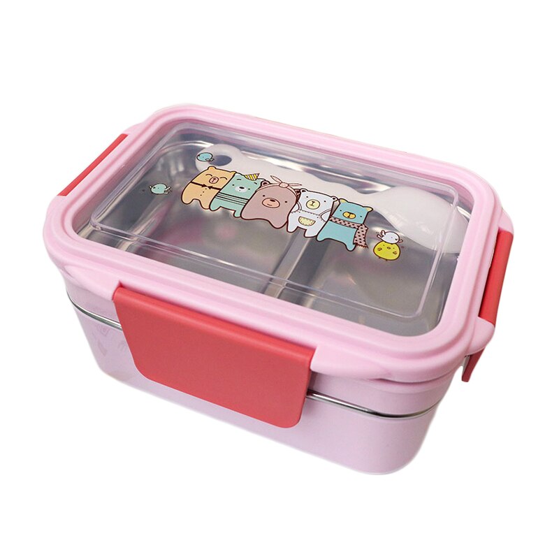 lunch box acier inoxydable japonais rose