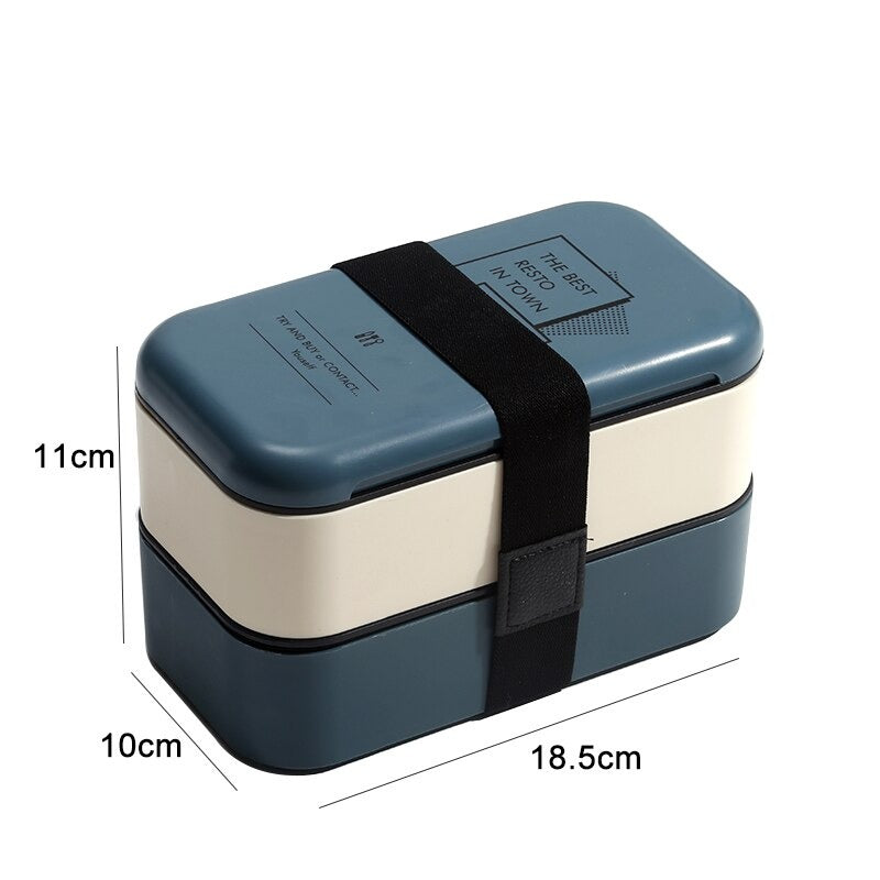 lunch box isotherme blanche bleue dimension