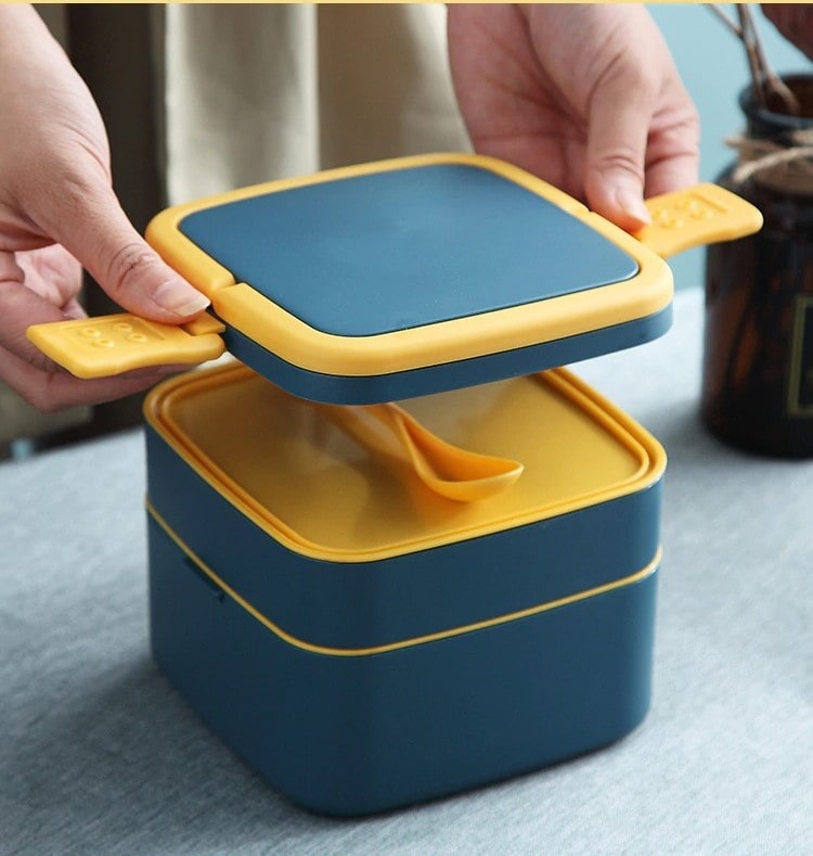 lunch box carre avec couvert