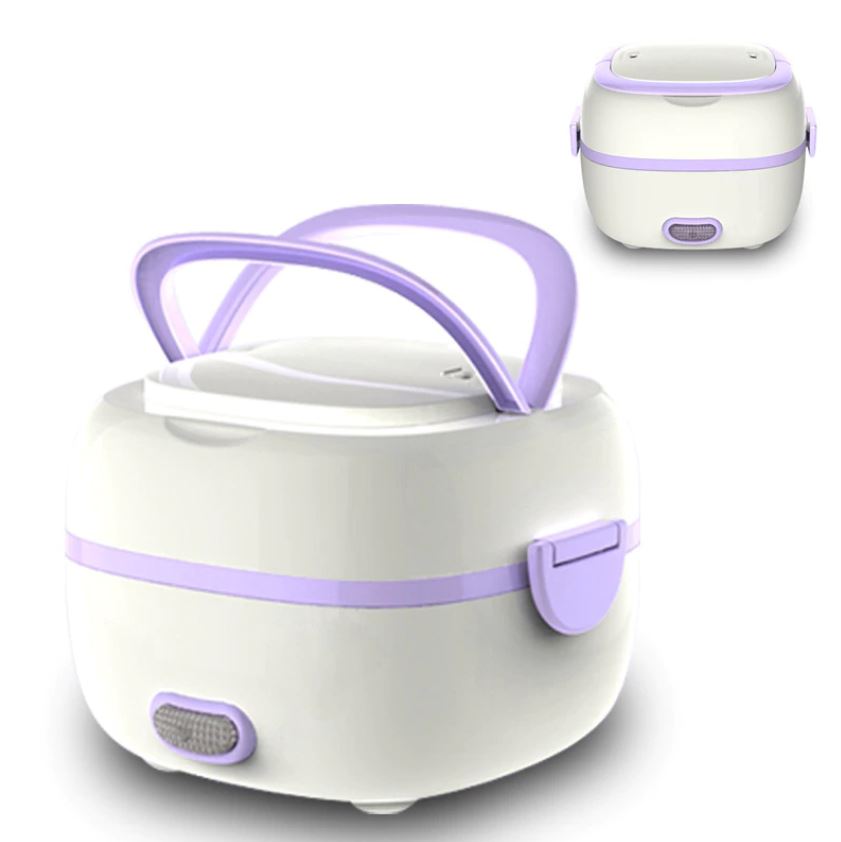 Lunch Box Chauffante Carrée Violette