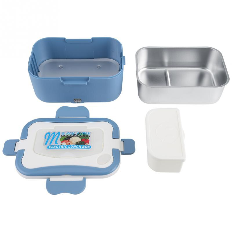 lunch box chauffante electrique 12v voiture et camioncompartiments inox et plastique