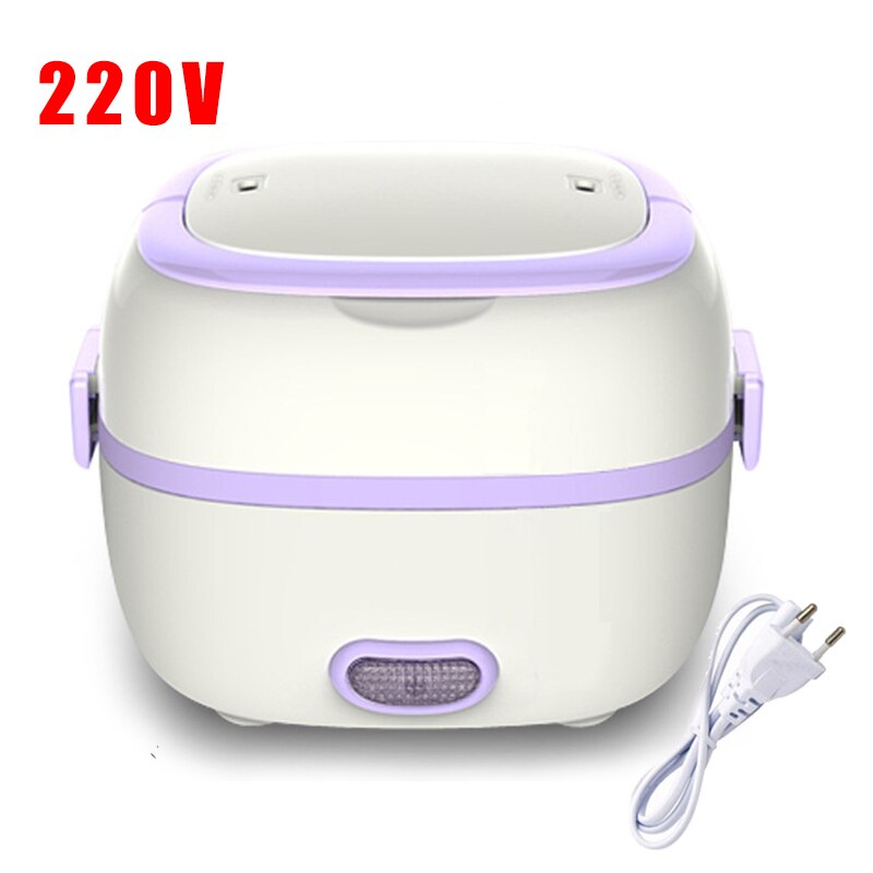 Lunch Box Chauffante Carrée Violette
