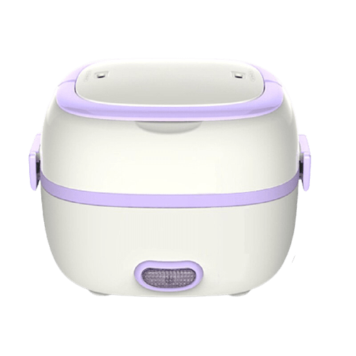 Lunch Box Chauffante Carrée Violette