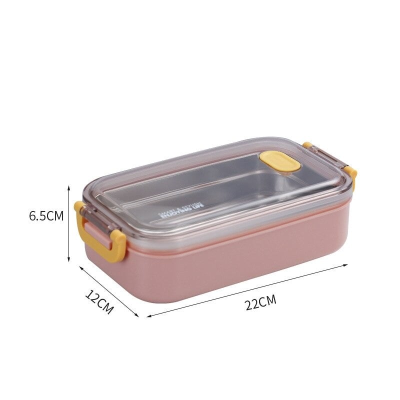 boite a repas confort rose un etage avec dimensions