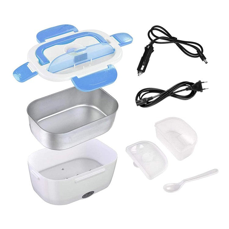 Detail Compartiment Lunch Box Chauffante Bleue