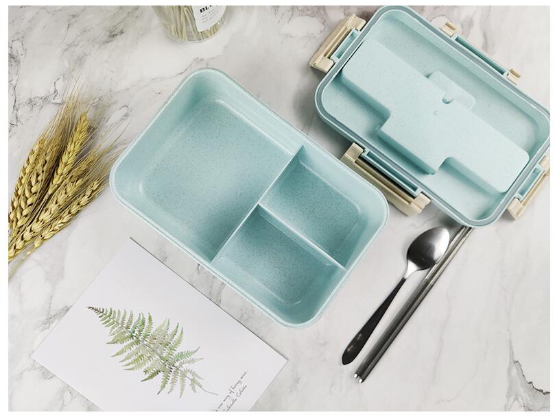 lunch box bleue 3 compartiments
