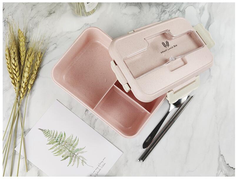 lunch box rose 3 compartiments