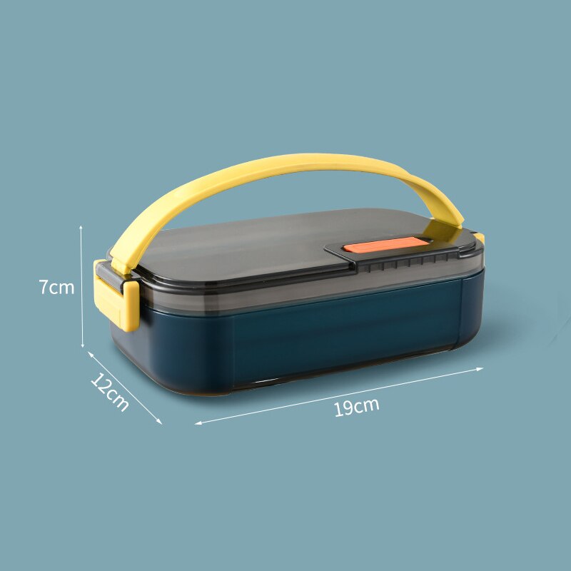 Lunch Box Inox Bleue Étages