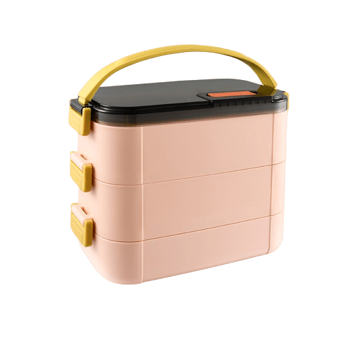 lunch box isotherme rose 3 étages