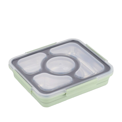lunch box quatre cases verte