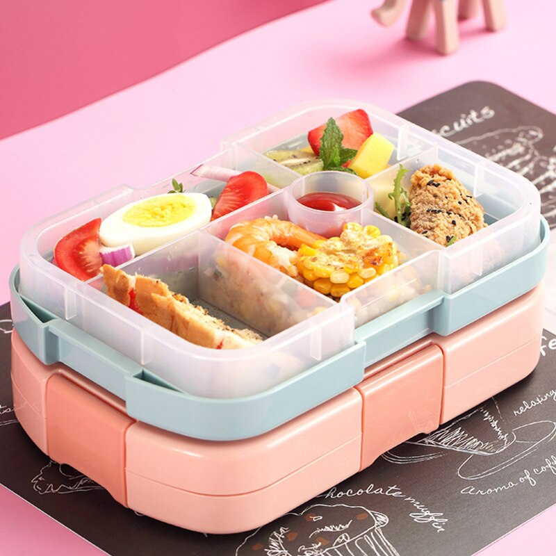 bento box rose cute lapin repas