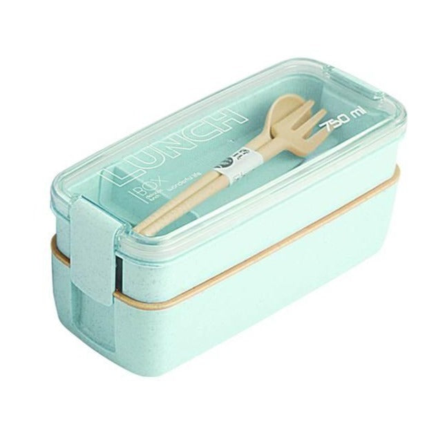 lunch box bento vert deux etages
