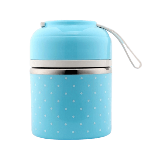 lunch box isotherme bleue un compartiment