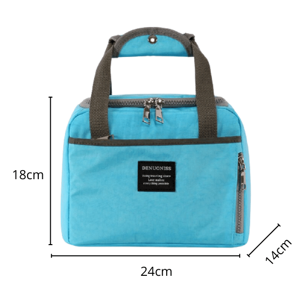 Mini glaciere souple bleue 6 litres dimension