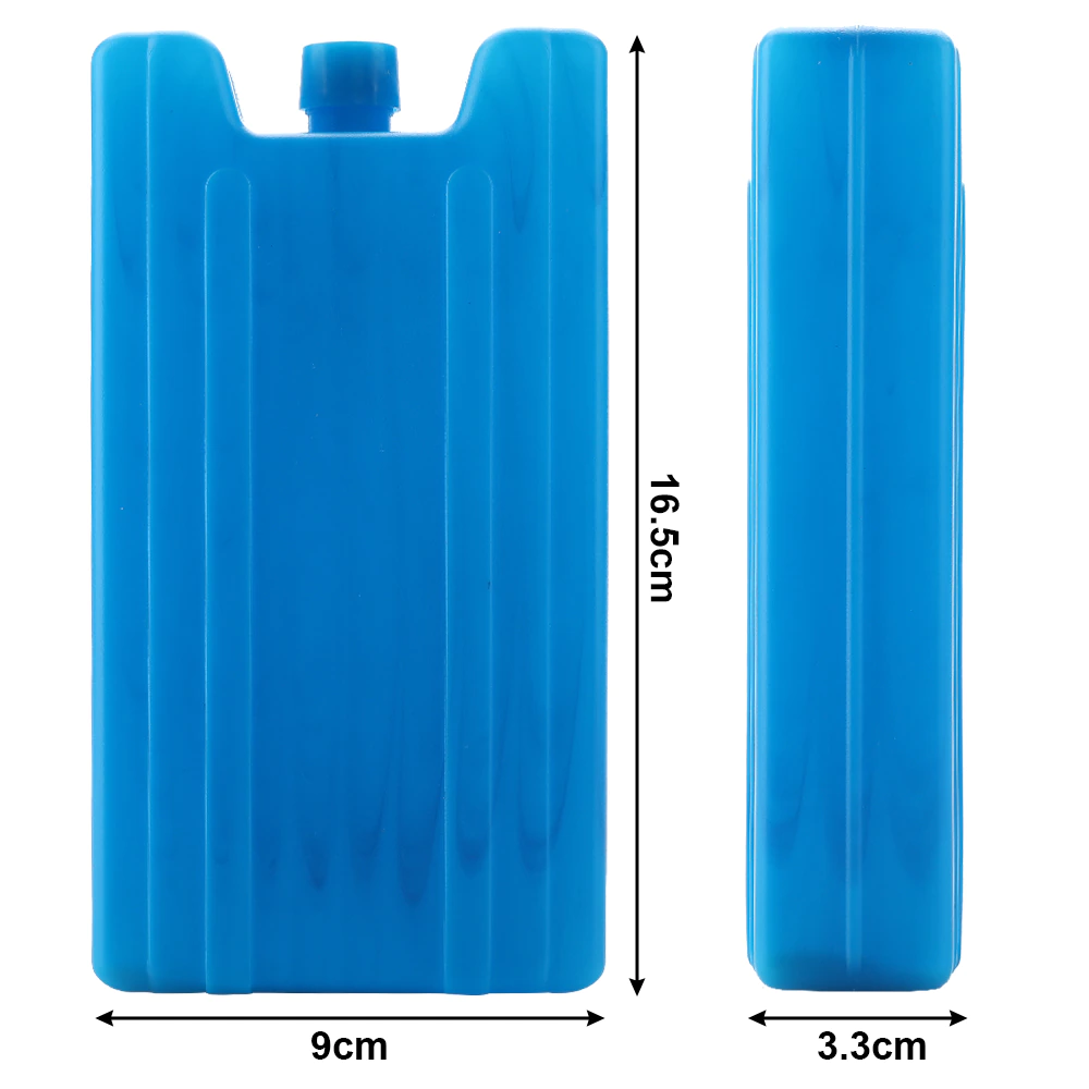 tailles pain de glace bleu