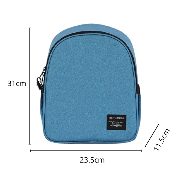 Dimension sac à dos isotherme pour enfant