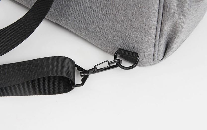 attache pour le sac à dos isotherme gris
