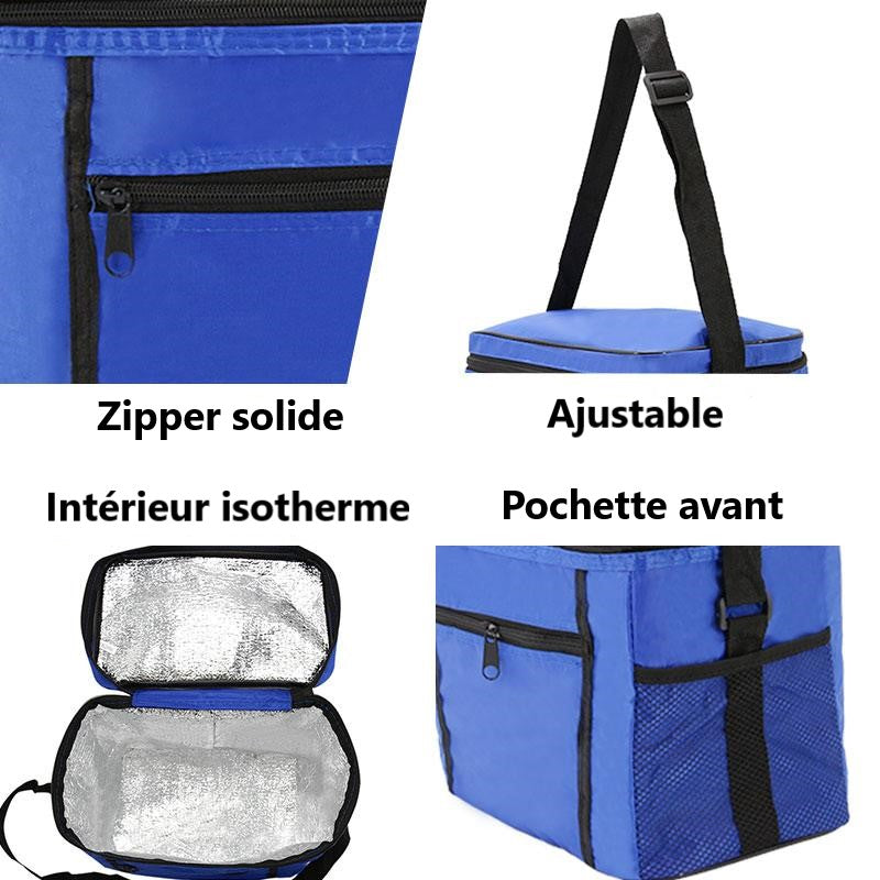 sac isotherme livraison repas details
