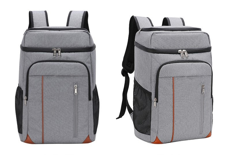 Sac à dos isotherme repas gris