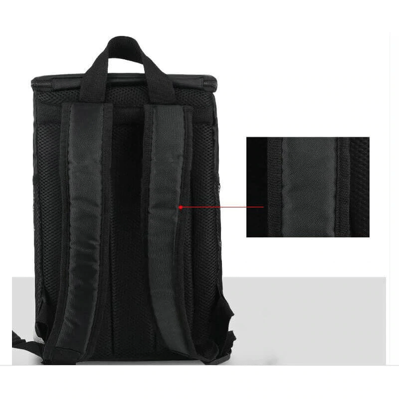 sac a dos isotherme rouge thermos glaciere bretelles