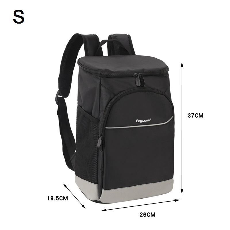 sac a dos isotherme glaciere thermos noir 18 litres