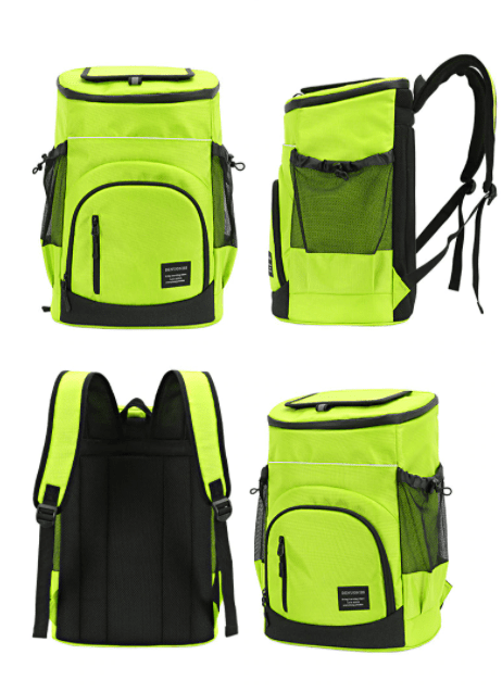 quatre faces sac a dos isotherme vert 33 litres