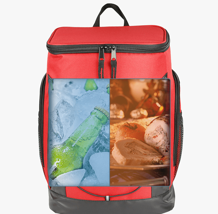 sac a dos isotherme randonnee rouge garde chaud et froid
