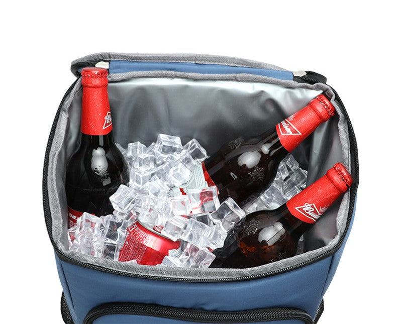 intérieur sac à dos réfrigérant bleu