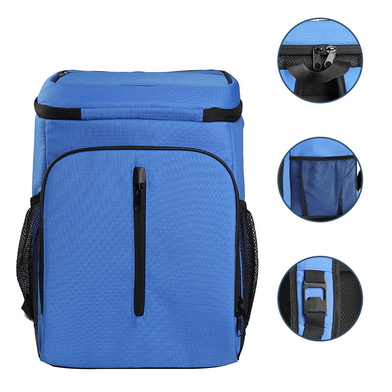 sac a dos isotherme bleu details