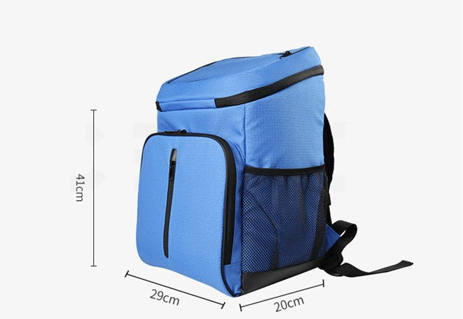 sac a dos isotherme bleu mesures exterieures
