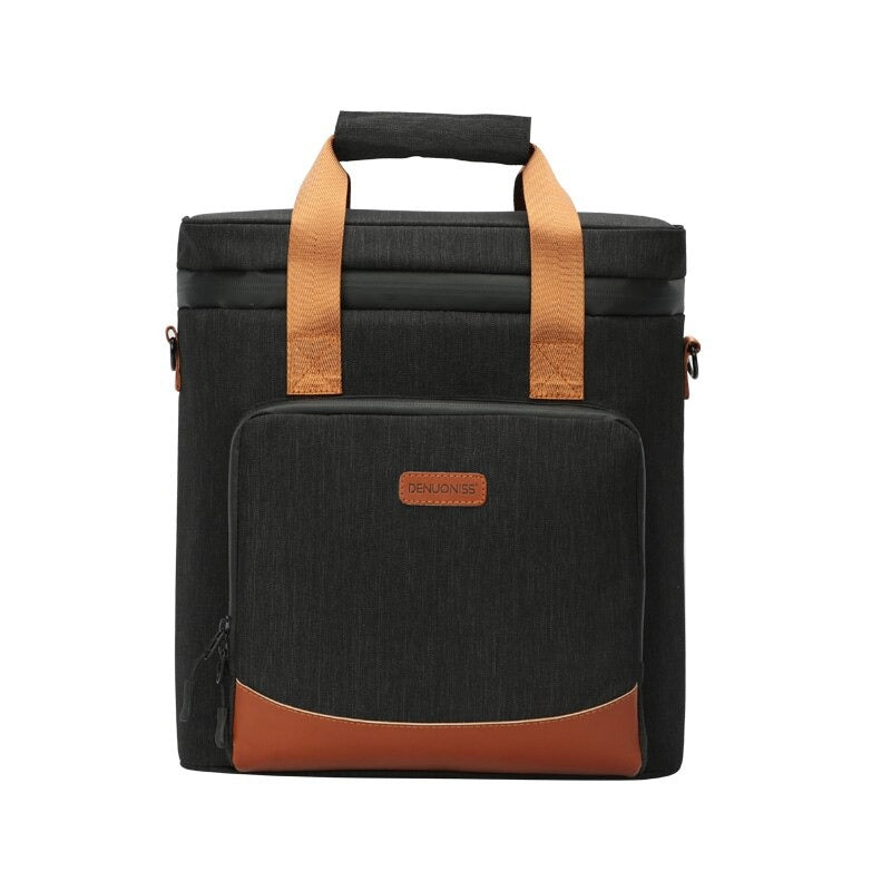 Sac isotherme noir bouteille de vin