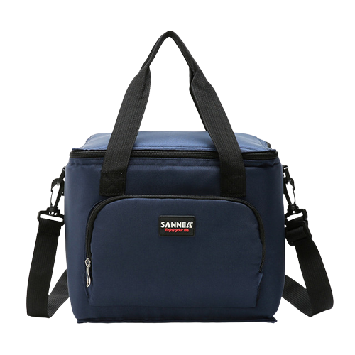 Sac isotherme bandoulière bleu portatif