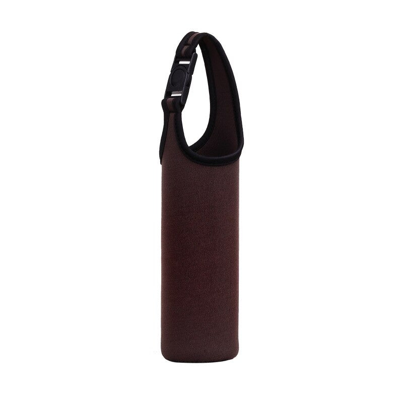 housse isotherme marron pour bouteille