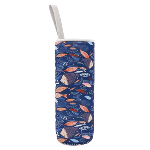 sac isotherme bouteille poissons multicoloresw