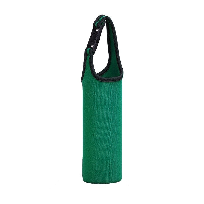 housse isotherme verte pour bouteille