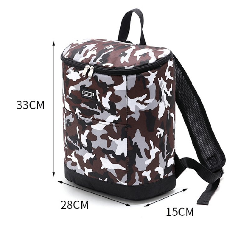 petit sac à dos isotherme camouflage dimensions