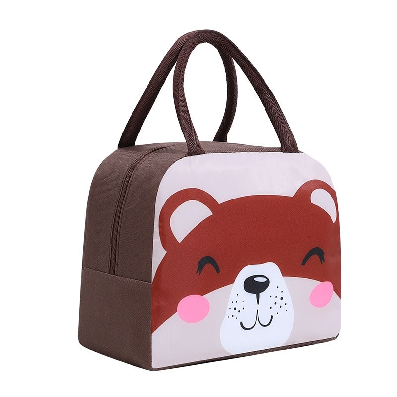 Sac goûter enfant motif marmotte