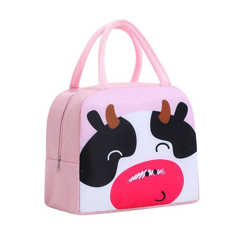 Sac goûter enfant motif vache