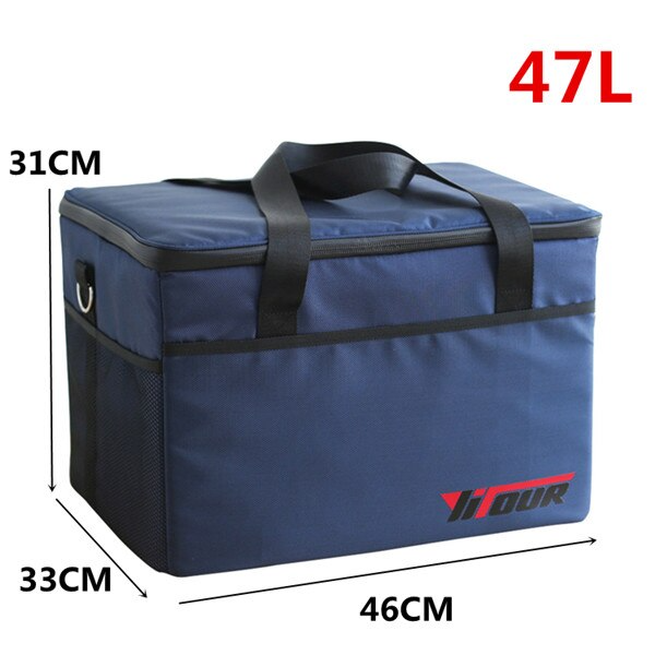 sac isotherme bleu pour livraion 47 litres