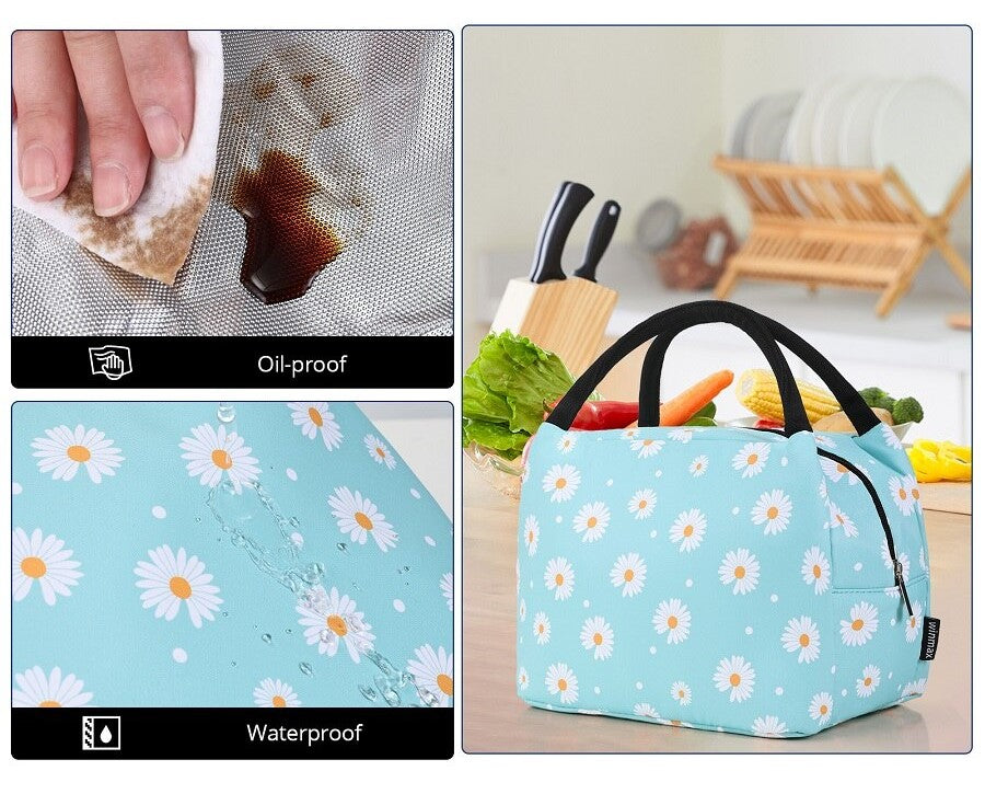lunch bag isotherme bleu waterproof