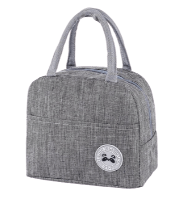 sac isotherme gris pour repas