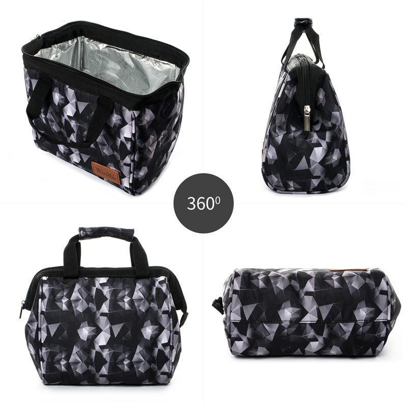 Sac repas illusion noire vue globale