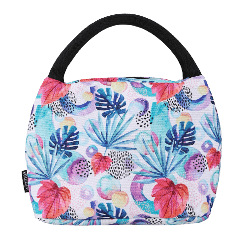 Lunch bag isotherme haute performance printemps tropical