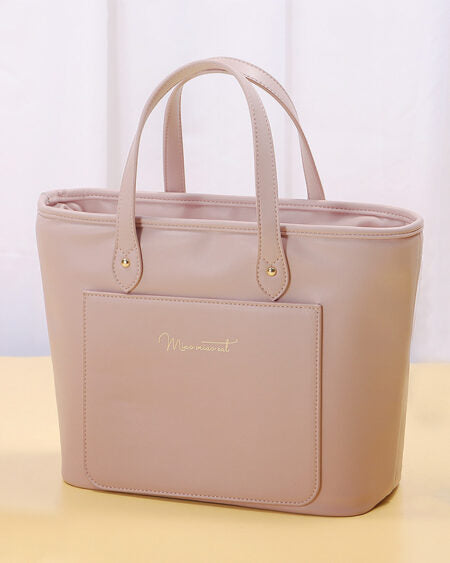 sac à main isotherme cuir rose