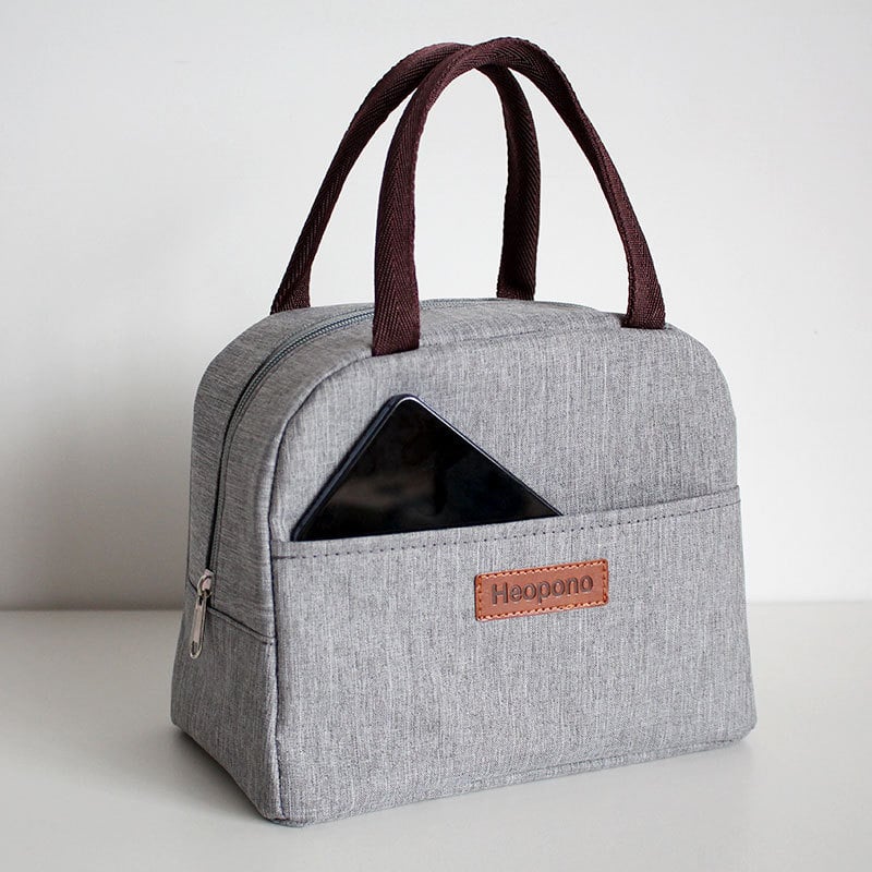 sac isotherme repas gris espace avant
