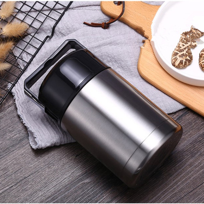 thermos repas chaud 12h gris